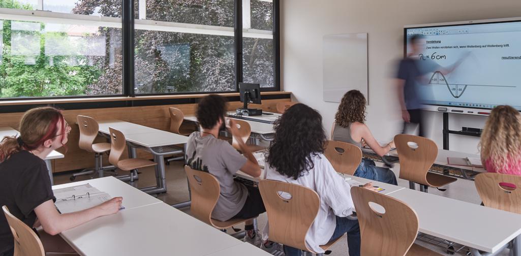 Klassenzimmer im Unterricht